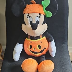 Disney Minnie Mouse Halloween Plush - Black, Orange, Green